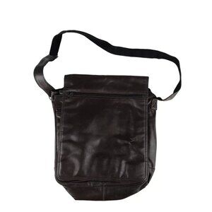 Wilsons Leather Unisex Brown M. Julian‎ Crossbody Strap Bag